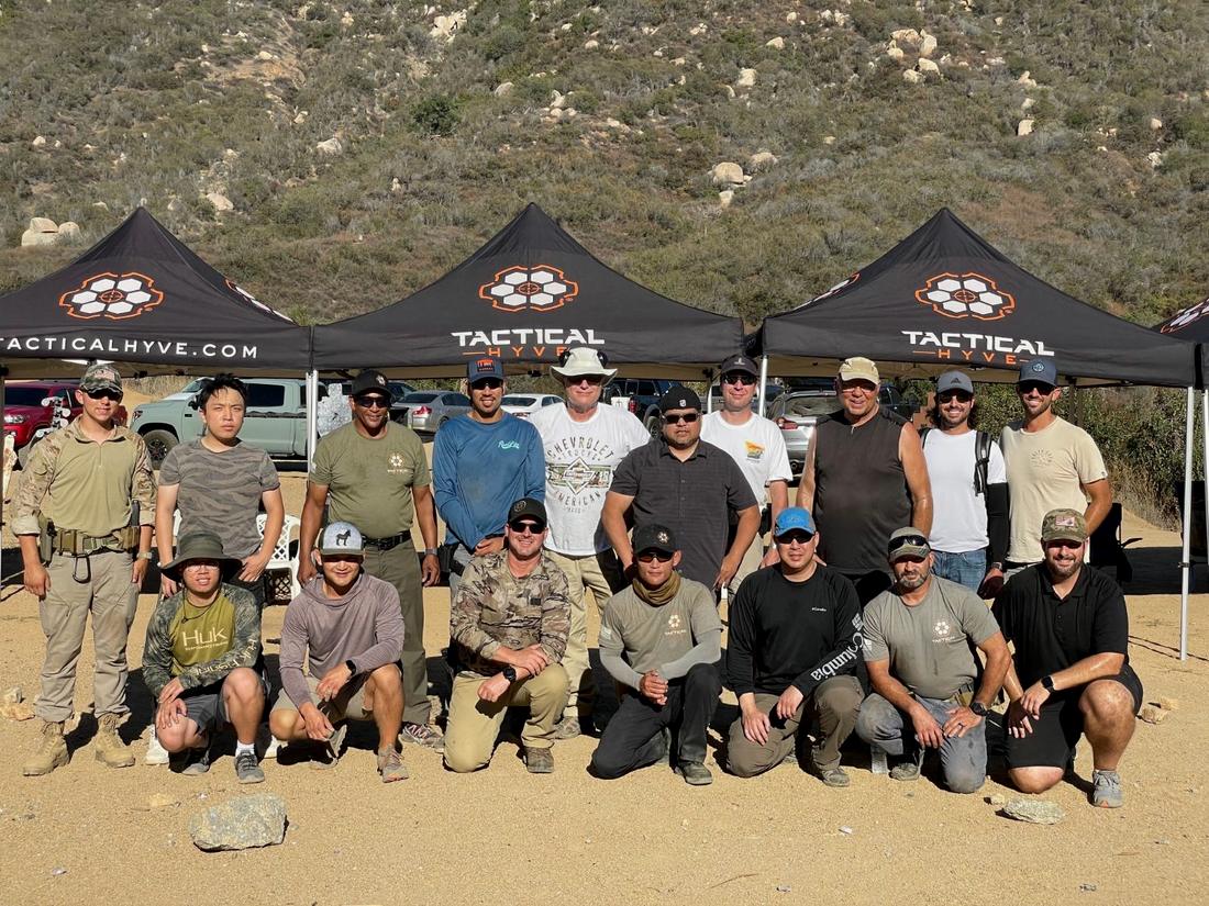 Tactical Hyve Cheat Codes workshop group under the banners
